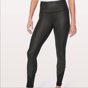 Limited edition Lululemon faux leather leggings